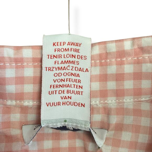 Tommy Bahama Kids Boys Pink White Gingham Button Shirt XL 14 NWT - Picture 8 of 12